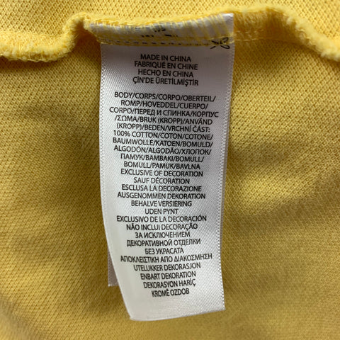 POLO by RALPH LAUREN Size L Yellow Cotton Short Sleeve Polo