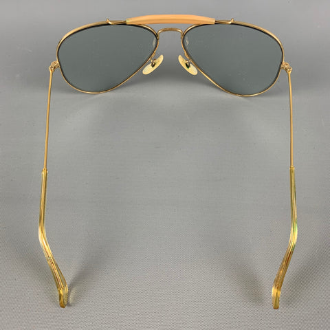 Vintage RAY-BAN Gold Metal Aviator Sunglasses