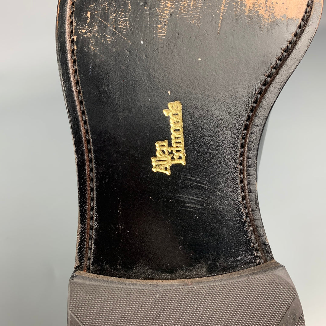 ALLEN EDMONDS Spencer Size 11.5 Black Leather Lace Up Shoes