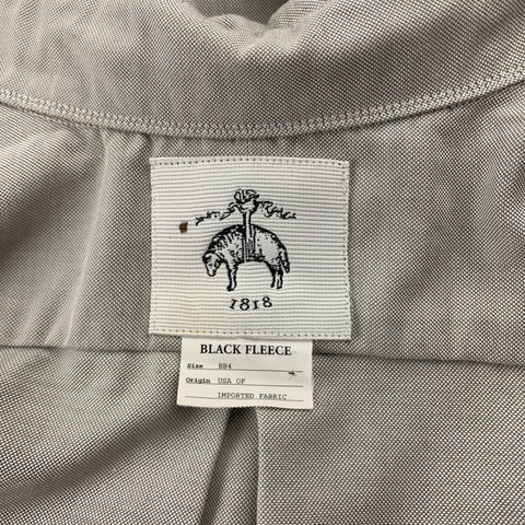 BLACK FLEECE Taille L Chemise boutonnée en coton gris clair