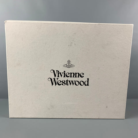 VIVIENNE WESTWOOD Taille 11 Bottines ceinturées en cuir rouge