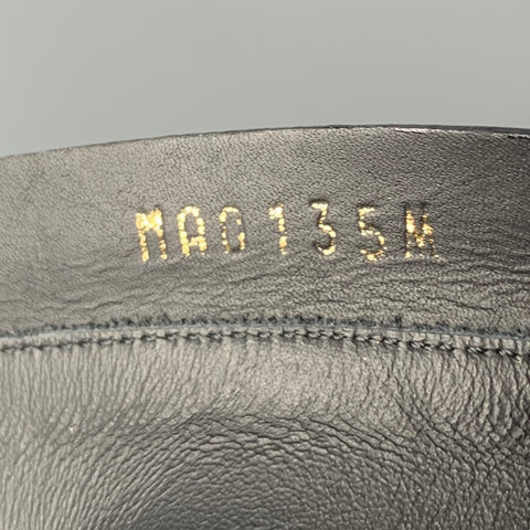 LOUIS VUITTON Taille 7 Bottes à plateforme noires
