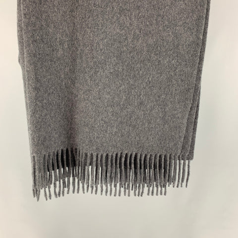 RALPH LAUREN Grey Heather Cashmere Shawl