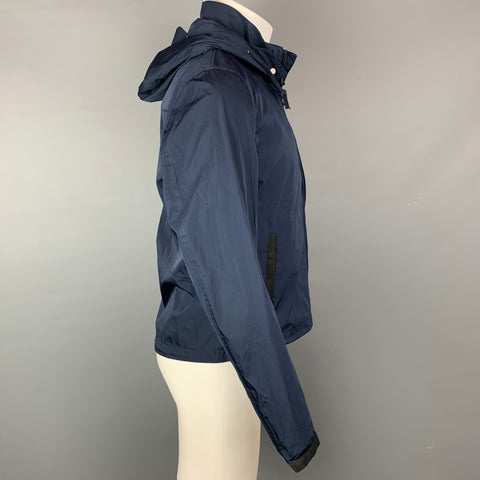 RICHARD CHOI Talla 38 Chaqueta ligera Timothy de poliéster azul marino
