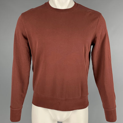 ACNE STUDIOS Size XS Brown Cotton Crew-Neck Sweatshirt