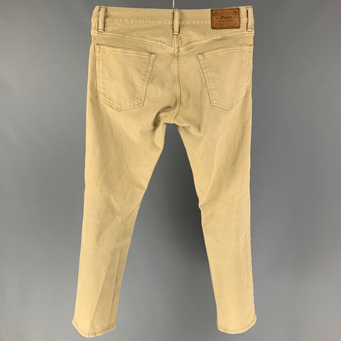 POLO by RALPH LAUREN Size 32 Khaki Cotton Jeans
