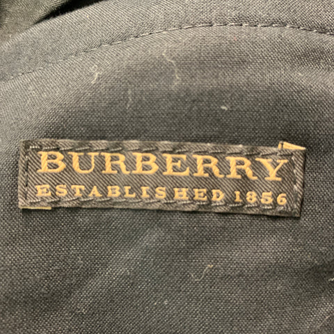 BURBERRY PRORSUM Size 32 Black Solid Wool Blend Zip Fly Dress Pants