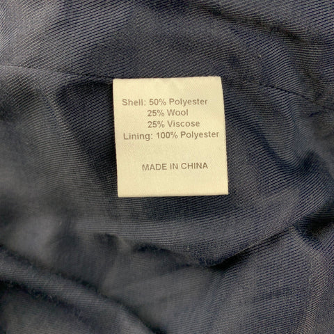 SHADES OF GREIGE by MICAH COHEN Size S Black & Navy Polyester Blend Vest