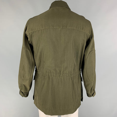 MARC JACOBS Size M Olive Green Polyamide Utility Jacket