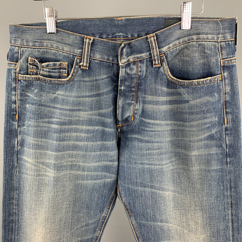 RING MILANO Size 33 x 32 Indigo Wash Denim Jeans