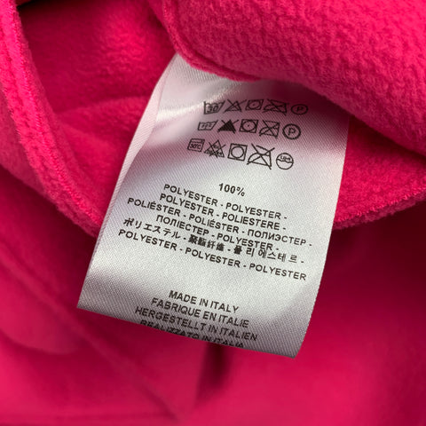 HARRIS WHARF LONDON Size 4 Pink Polyester Belted Double Breasted Coat