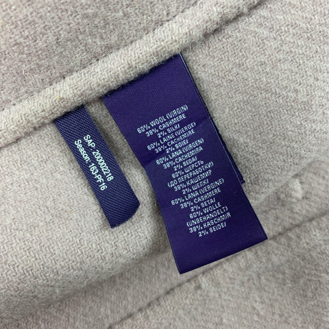 RALPH LAUREN Purple Label Size 8 Pink Wool Blend Jacket