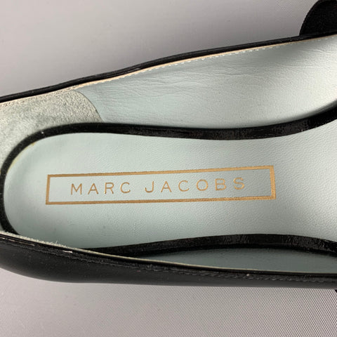 MARC JACOBS Taille 8,5 Appartements Mary Jane en cuir noir