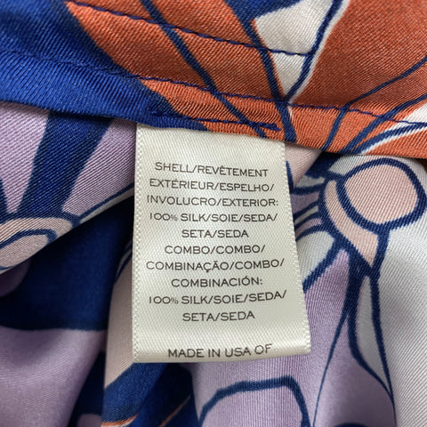 MARC JACOBS RUNWAY Size XS Mulit-Color Silk Floral Elastic Waistband Casual Pants