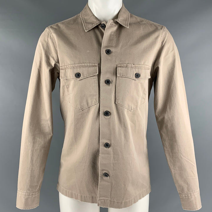 ALLSAINTS Size M Khaki Cotton Two Pockets Jacket