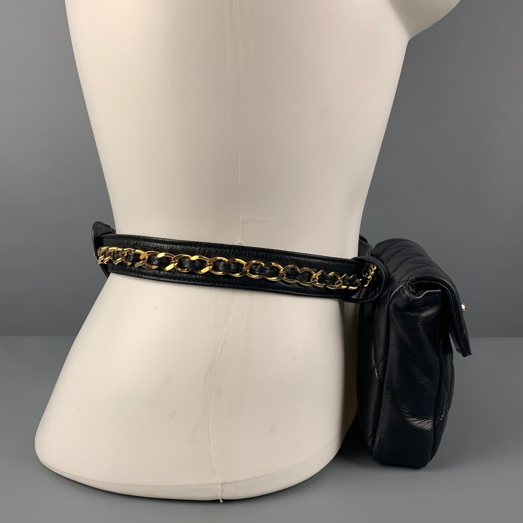 Chanel Bum Waist Collectible Rare Vintage 90's Runway Fanny Pack Belt –  House of Carver