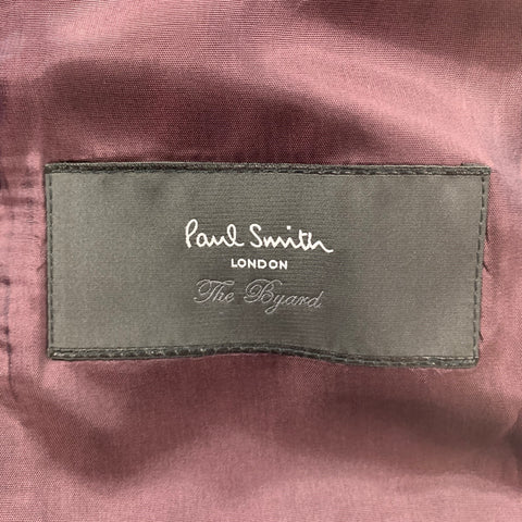 PAUL SMITH The Byard Size 36 Regular Blue Wool / Mohair Notch Lapel Suit