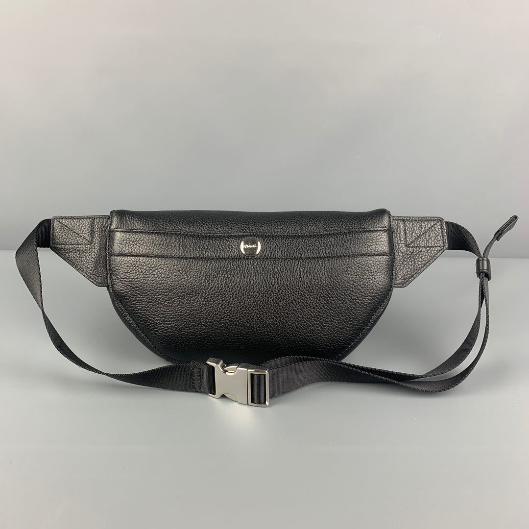 3.1 PHILLIP LIM Black Pebble Grain Leather Belt Bag
