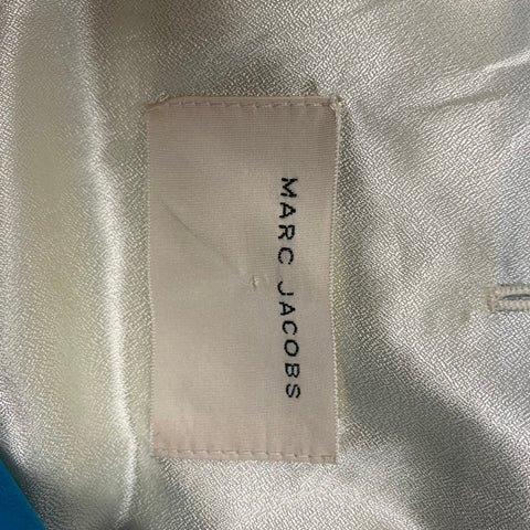 MARC JACOBS Size 42 Blue Cotton Notch Lapel Sport Coat