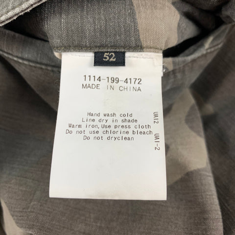 UNITED ARROWS Size 36 Olive Taupe Camo Cotton Polyurethane Cargo Casual Pants