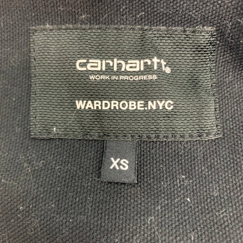 WARDROBE.NYC Taille XS Veste camionneur en coton noir (intérieur) / Chemise