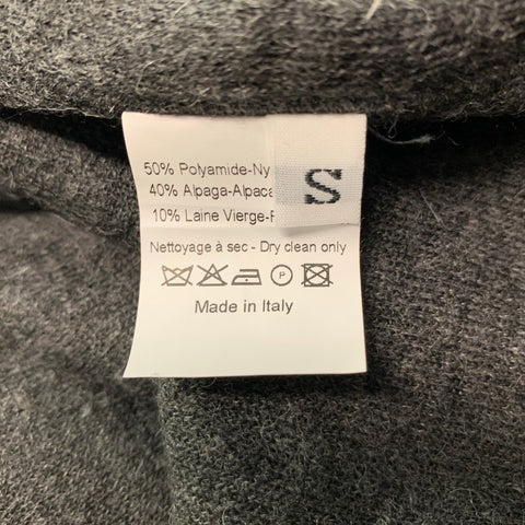 LANVIN 2009 Taille S Cardigan Long en Mélange de Polyamide Gris