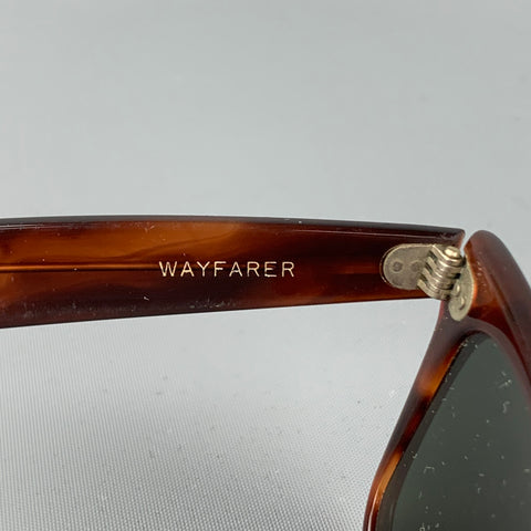 Vintage RAY-BAN B&L Brown Acetate Wayfarer Sunglasses