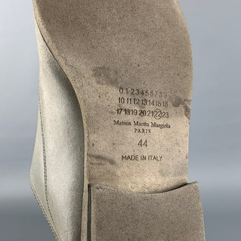 MAISON MARTIN MARGIELA Taille 11 Chaussures à lacets en daim vieilli gris
