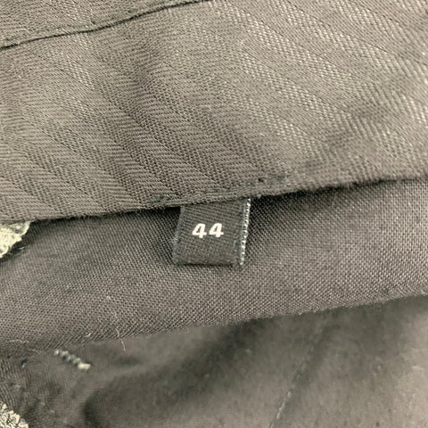 THE KOOPLES Size 34 Grey Window Pane Wool Peak Lapel Suit