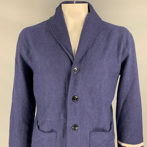 45rpm Size L Indigo Wool Shawl Collar Jacket