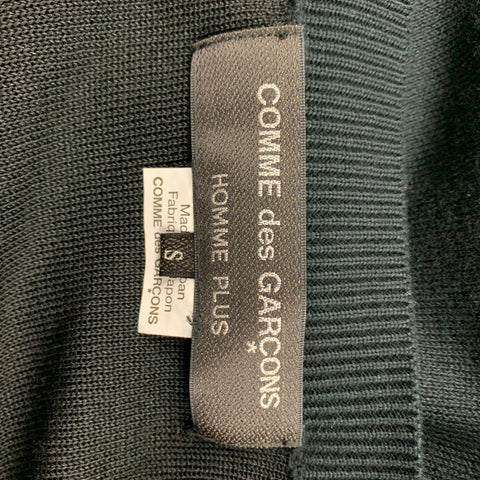 COMME des GARCONS HOMME PLUS Size S Black Long Sleeve Cardigan