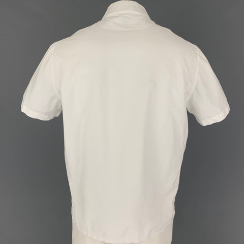 EIDOS Taille M Chemise à manches courtes en coton blanc