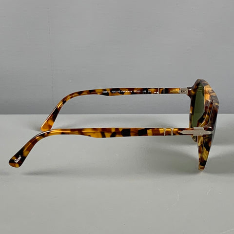 PERSOL Brown Tortoiseshell Acetate Sunglasses