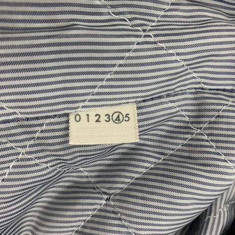 BAND OF OUTSIDERS Size 42 Navy Wool / Nylon Double Breasted Coat