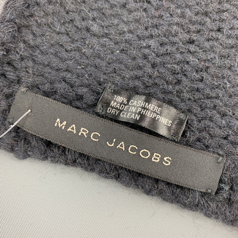 MARC JACOBS Navy Cashmere Scarf