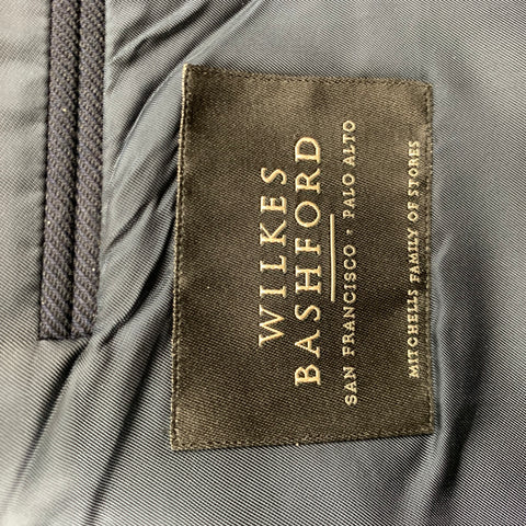 ERMENEGILDO ZEGNA Taille 40 Manteau de sport personnalisé en soie/laine marine