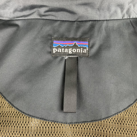 PATAGONIA Size L Black Nylon Windbreaker Jacket