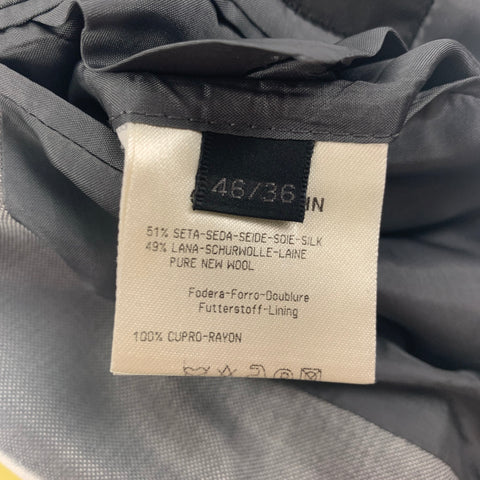 CALVIN KLEIN COLLECTION Taille 36 Manteau de sport gris à revers cranté