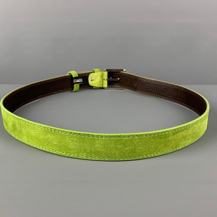 RONCATO Size 35 Green Suede Belt