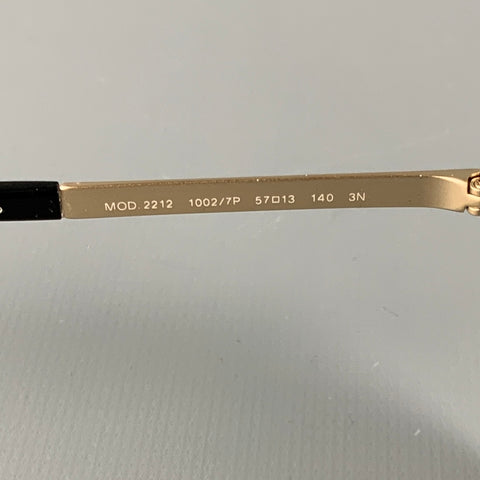 VERSACE Gold Metal Sunglasses