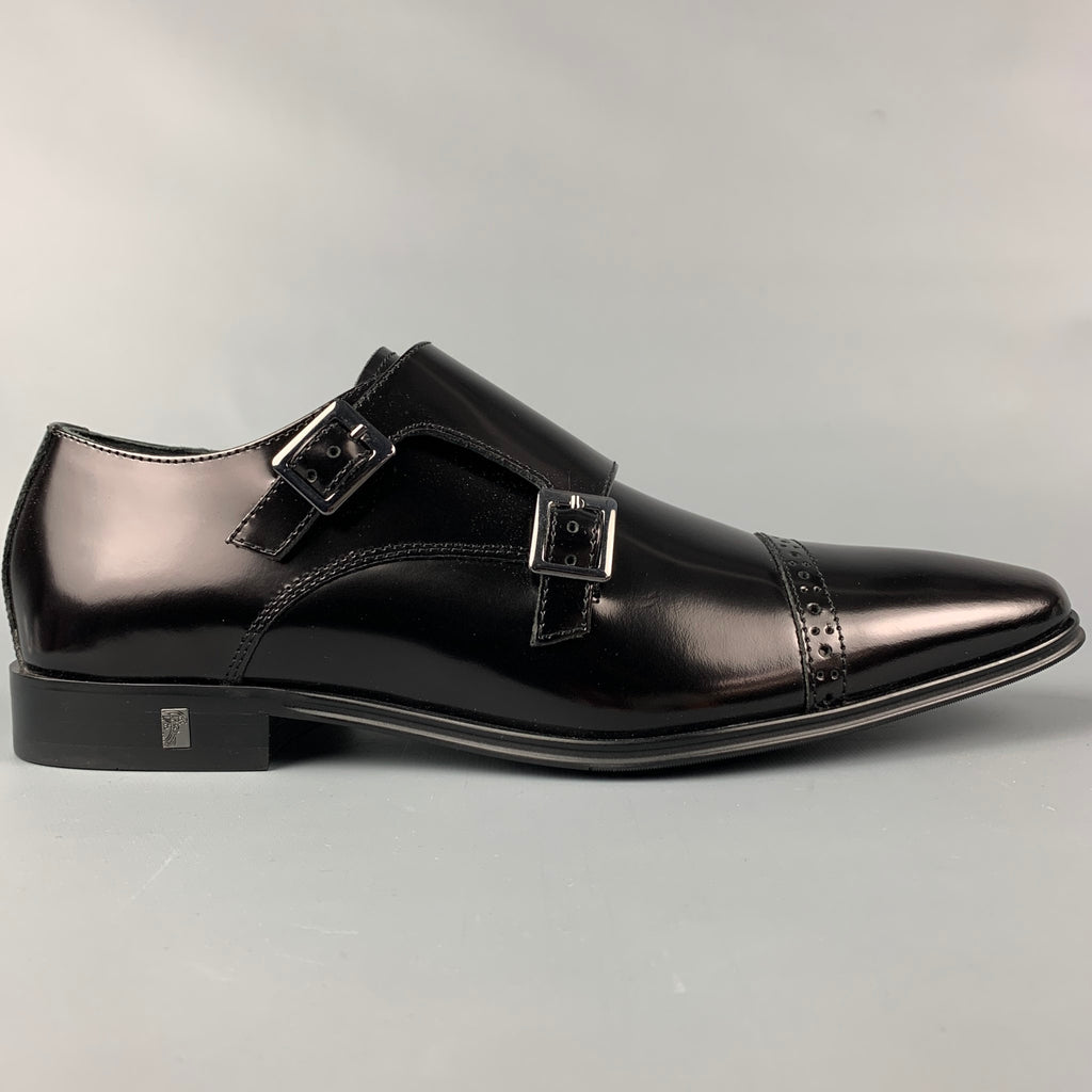 Louis Vuitton Black Leather Monkstrap Oxford Size 41