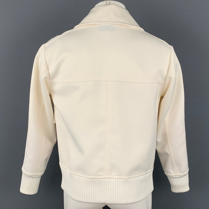 3.1 PHILLIP LIM Size L Off White Polyester Bomber Jacket