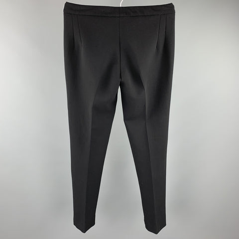COLECCIÓN RALPH LAUREN Talla 6 Pantalón de vestir de pierna recta negro