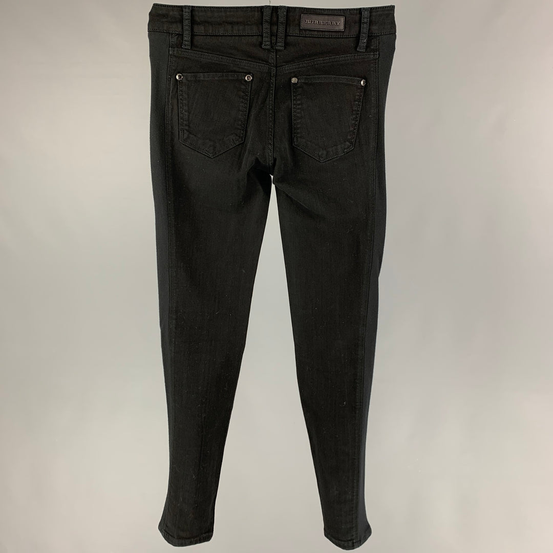 BURBERRY LONDON Size 29 Black Skinny Jeans