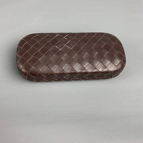 BOTTEGA VENETA Brown Woven Leather Eyewear