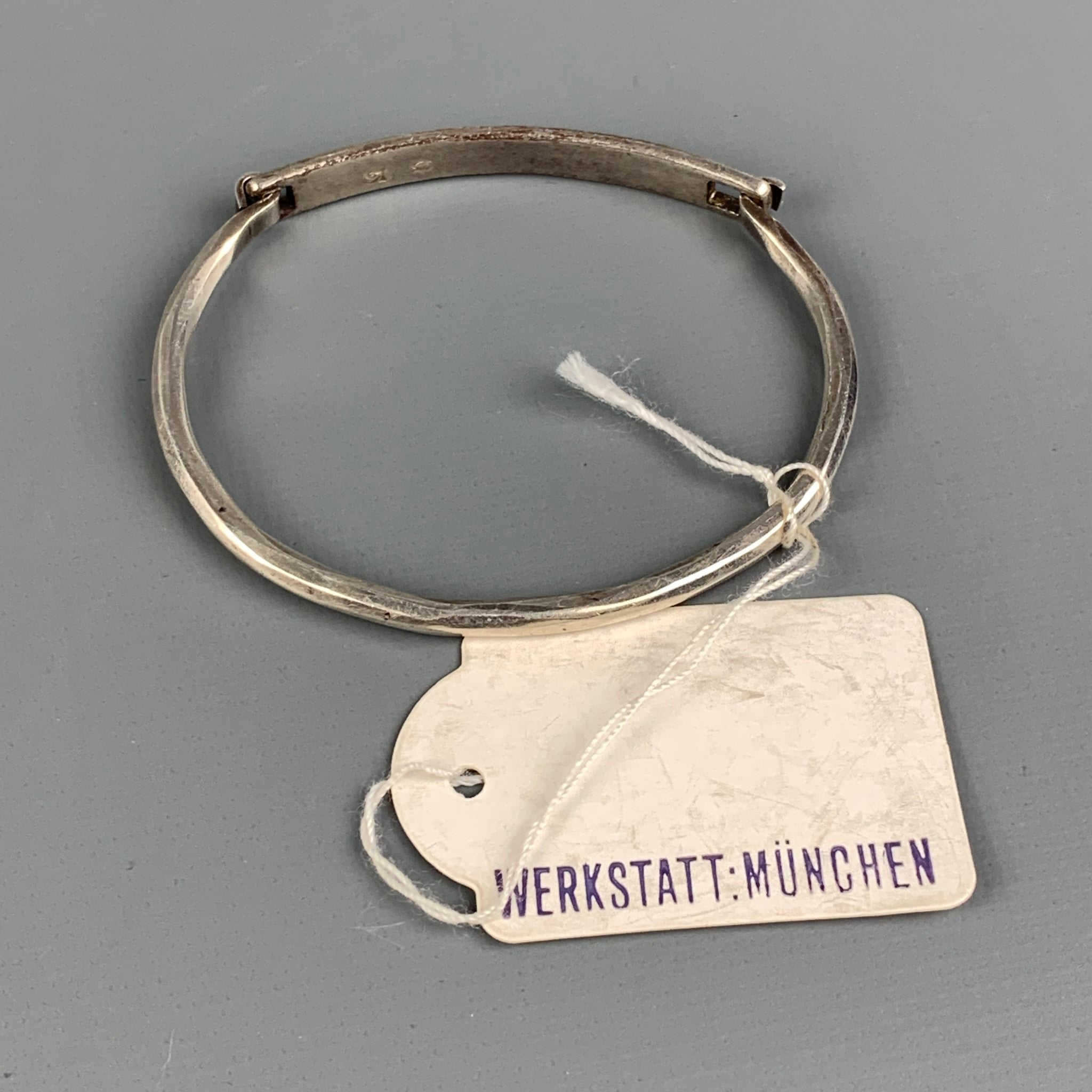 WERKSTATT:MUNCHEN Sterling Silver Closure Tag Tool Traces