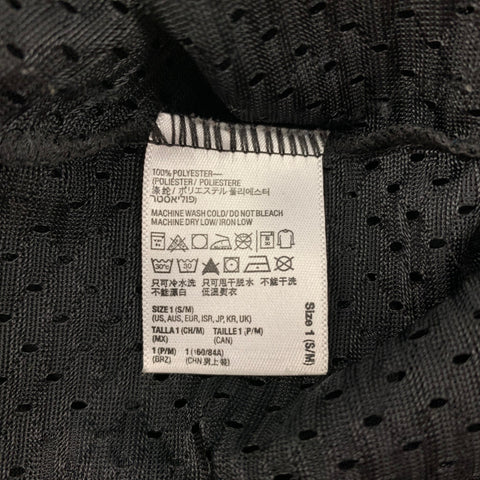 OAK Camiseta sin mangas con cuello redondo y malla de poliéster negra Talla M