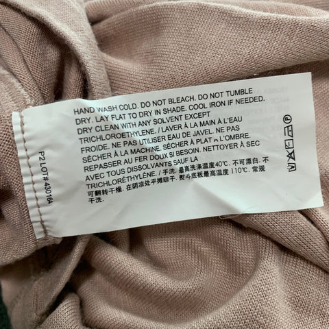 THEORY Size M Pink Modal Blend Jersey T-shirt