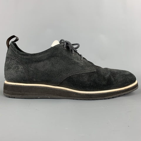 RAG & BONE Size 10 Black Suede Lace Up Shoes