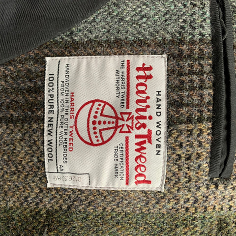 RAG & BONE Size M Olive Plaid Harris Tweed Wool Hunting Jacket